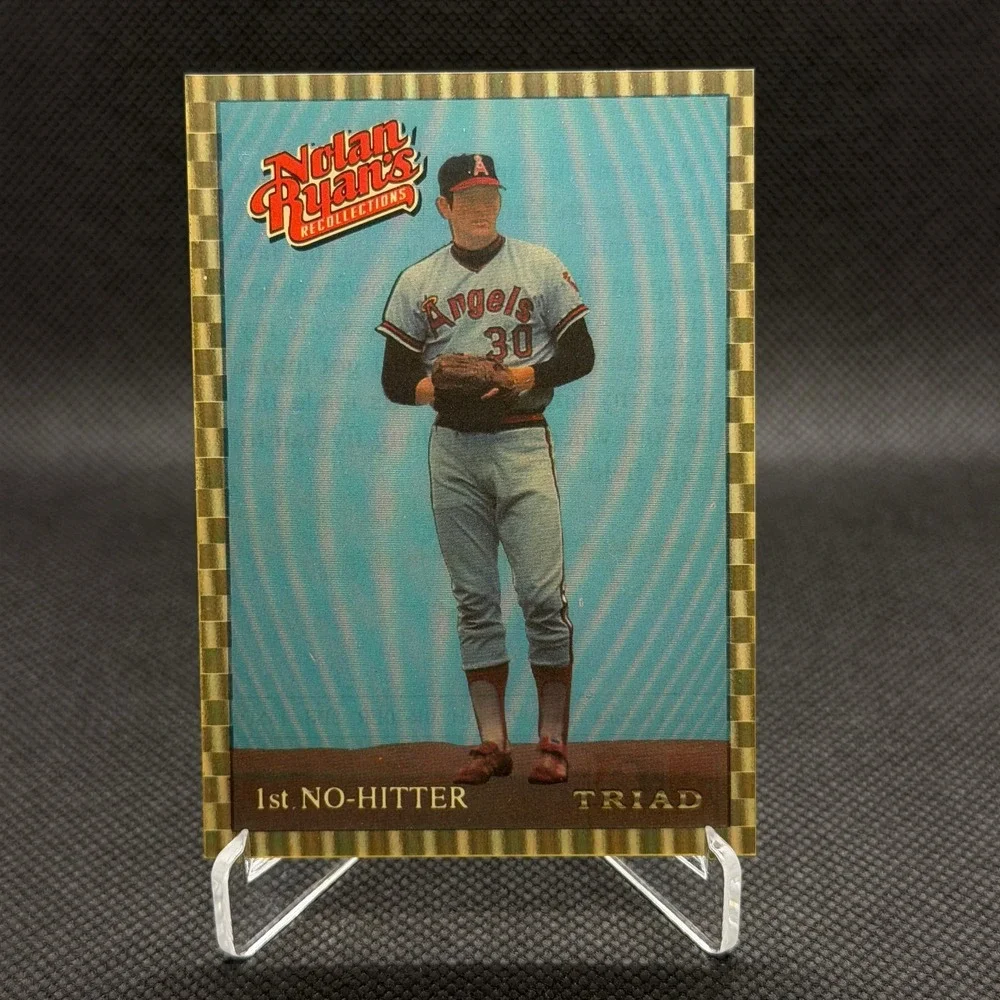 Nolan Ryan 1993 Triad Whataburger Holo 1st No-Hitter Angels